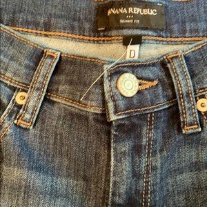 Banana Republic Dark Blue Skinny Jean.